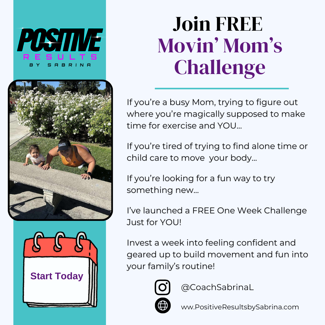 Movin' Mom's Challenge - Free One Week Challenge